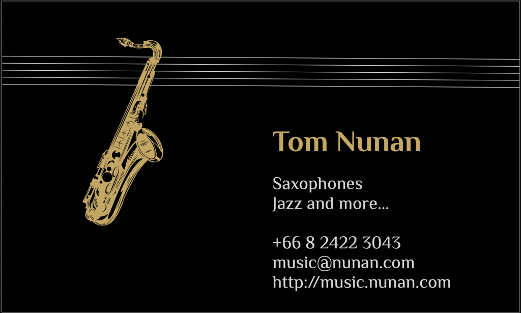 business card